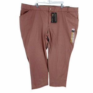 New Lee Womens Pants Plus 30W Straight Leg Relaxed